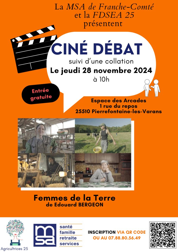 Agriculture / Pierrefontaine-les-Varans : ciné débat