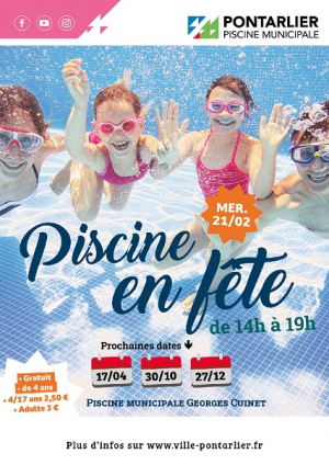 Loisirs : la piscine de Pontarlier en fête