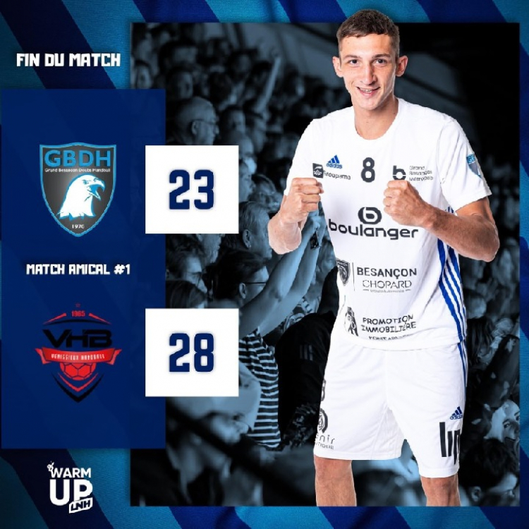 ProLigue : Match de préparation : Défaite du GBDH