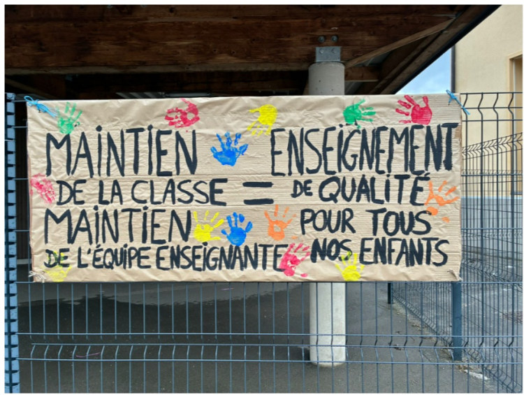 Montlebon : parents et enseignants mobilis&eacute;s contre une fermeture de classe en maternelle