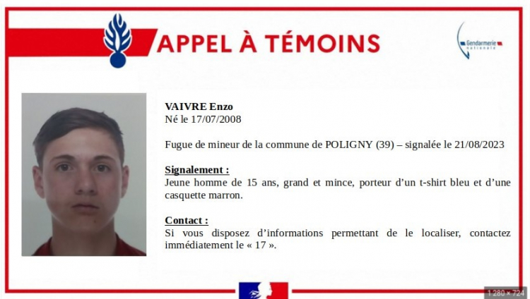 Jura : disparition inquiétante à Poligny