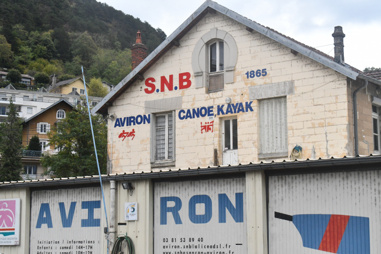 L&#039;équipe de France de canoë en stage à Besançon