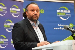 Vincent Martin, président de la Fédération régionale des Travaux Publics de BFC 