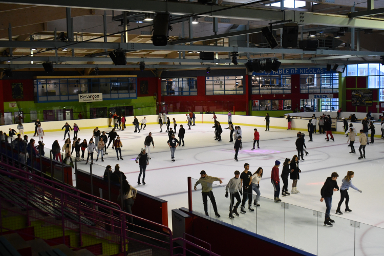 Patinoire en fête à Besançon