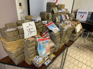Drogue  : Une saisie record pour le commissariat de Besançon