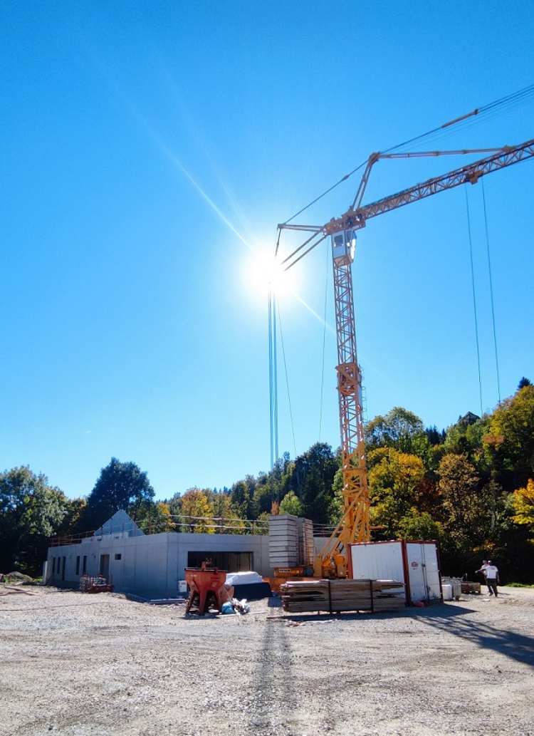 Base de kayak : les travaux se poursuivent à Pontarlier