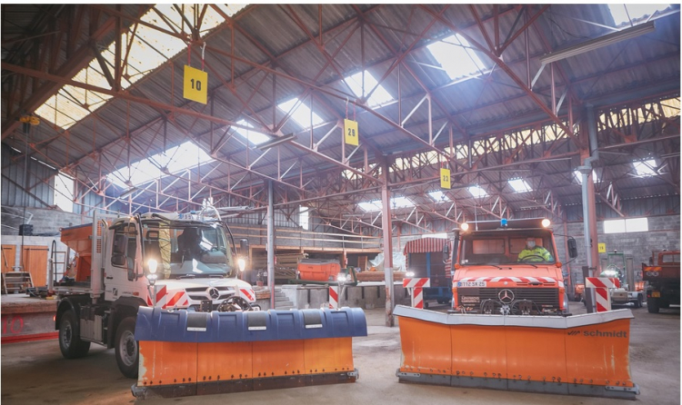 Pontarlier : mise en place du plan de viabilité hivernale