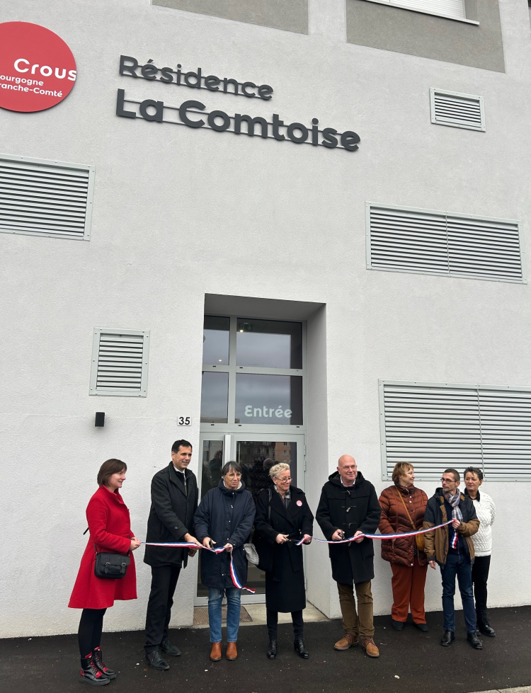 Besançon : Inauguration de la résidence étudiante &quot;La Comtoise&quot;