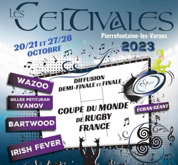 Pierrefontaine-les-Varans : les Celtivales aux couleurs de la Coupe du Monde de rugby