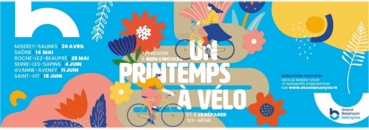 Grand Besançon : Un printemps à vélo