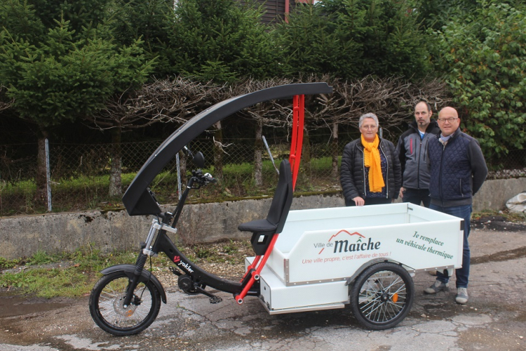 Maîche : La Ville équipe ses services municipaux d’un triporteur électrique