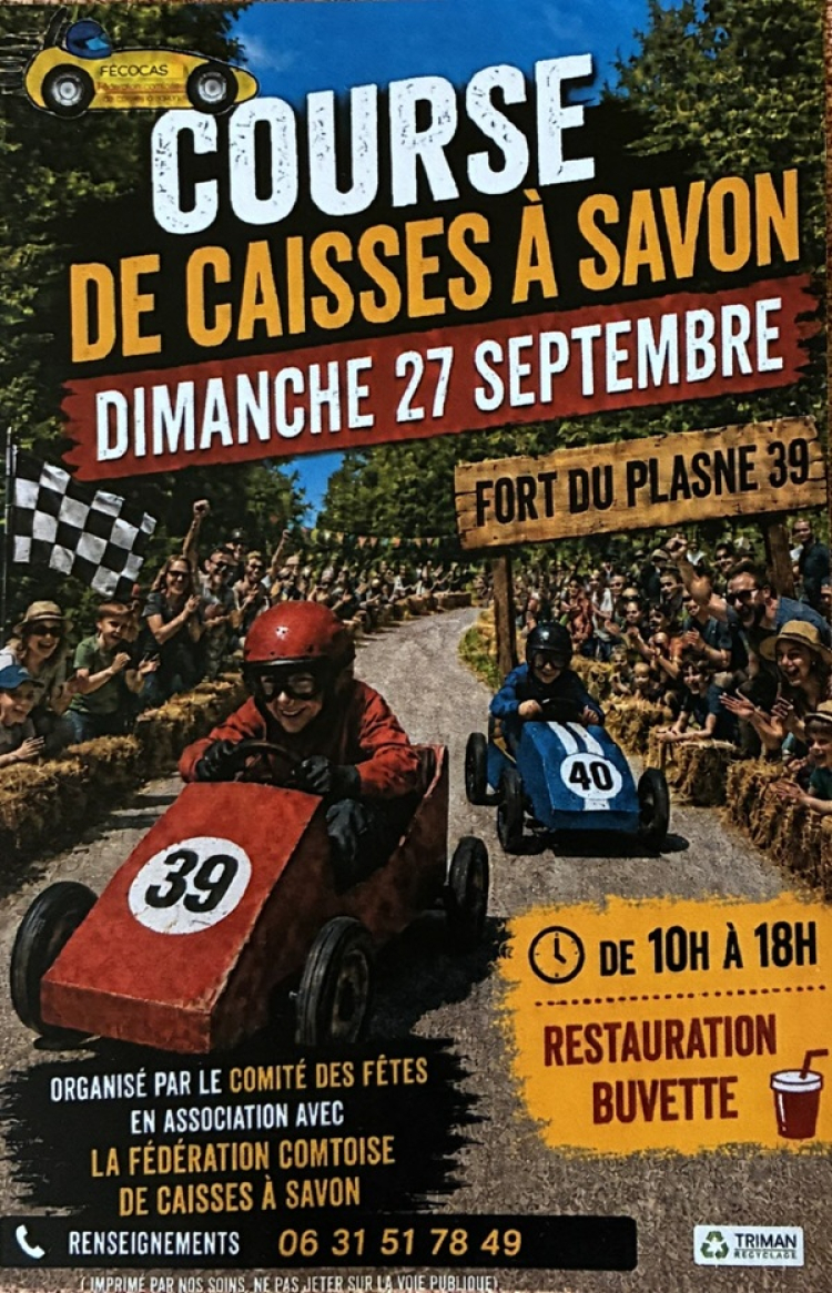 Fort-du-Plasne : une premi&egrave;re course de caisses &agrave; savon dimanche 27 septembre
