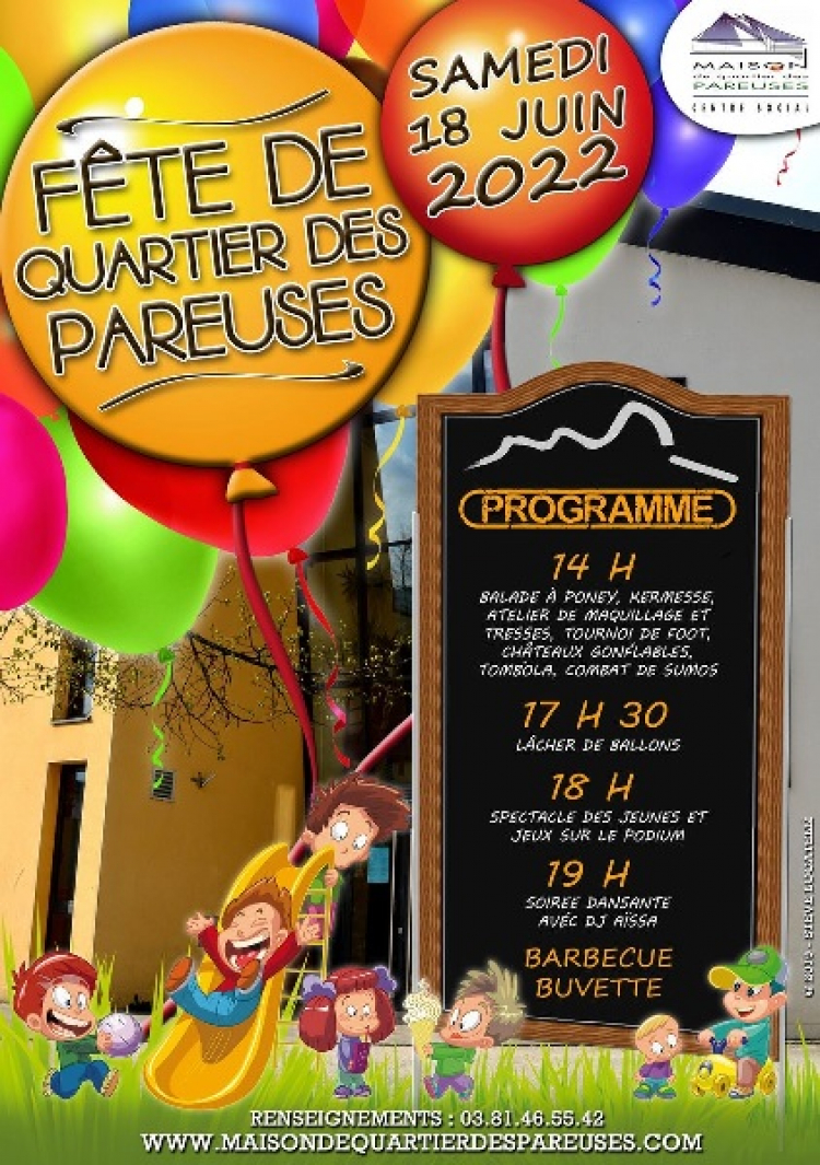 Pontarlier : le quartier des Pareuses en fête