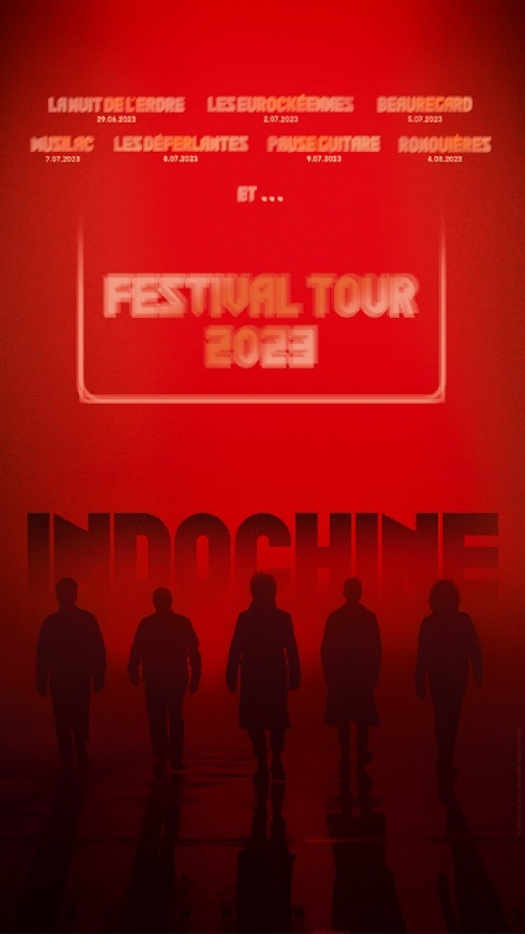 Eurockéennes : le groupe Indochine sur la grande scène cet été