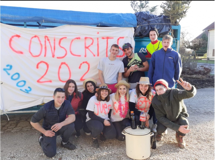 Haut-Doubs : Les conscrits de Chaux-les-Passavant vous souhaitent une bonne année