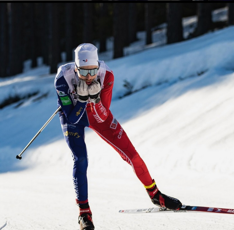 Maël Tyrode ( les Fourgs) en Coupe du Monde A de combiné nordique