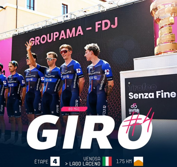 Cyclisme : Pinot conserve son maillot de meilleur grimpeur sur le Giro