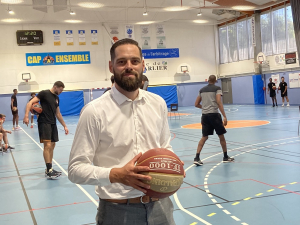 Maxime Tellier, président du CA Pontarlier Basket