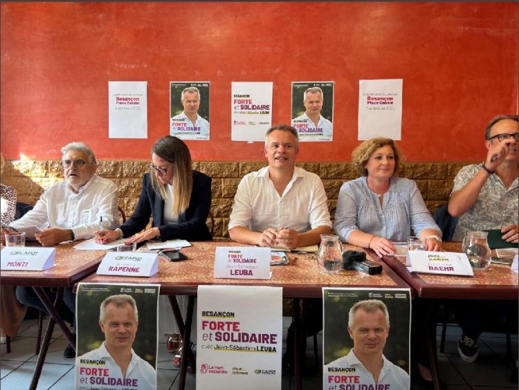 Municipales 2026 à Besançon : le PS, Place Publique et Cap 21 lancent leur campagne