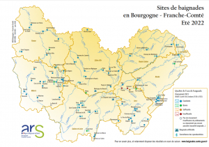 La qualité des eaux de baignade en Bourgogne-Franche-Comté