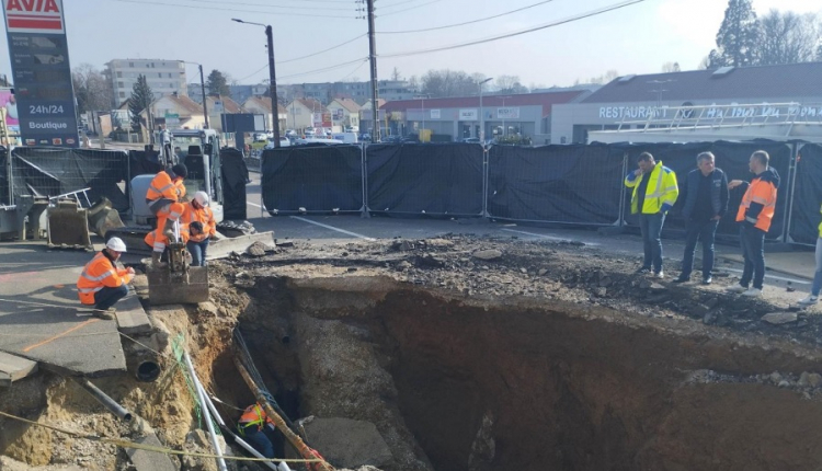 Effondrement de la rue de Vesoul : la Ville de Besançon communique
