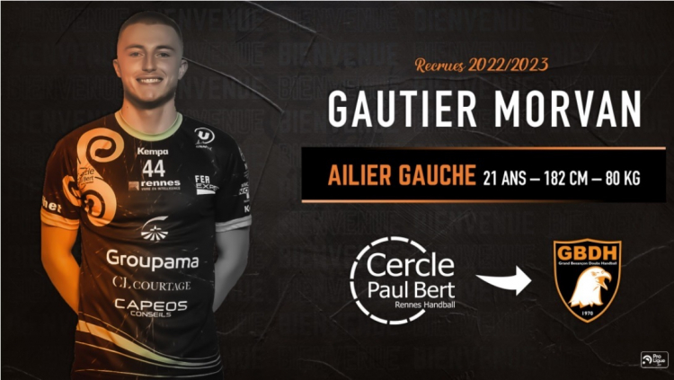 Handball : une deuxième recrue au GBDH pour la saison prochaine