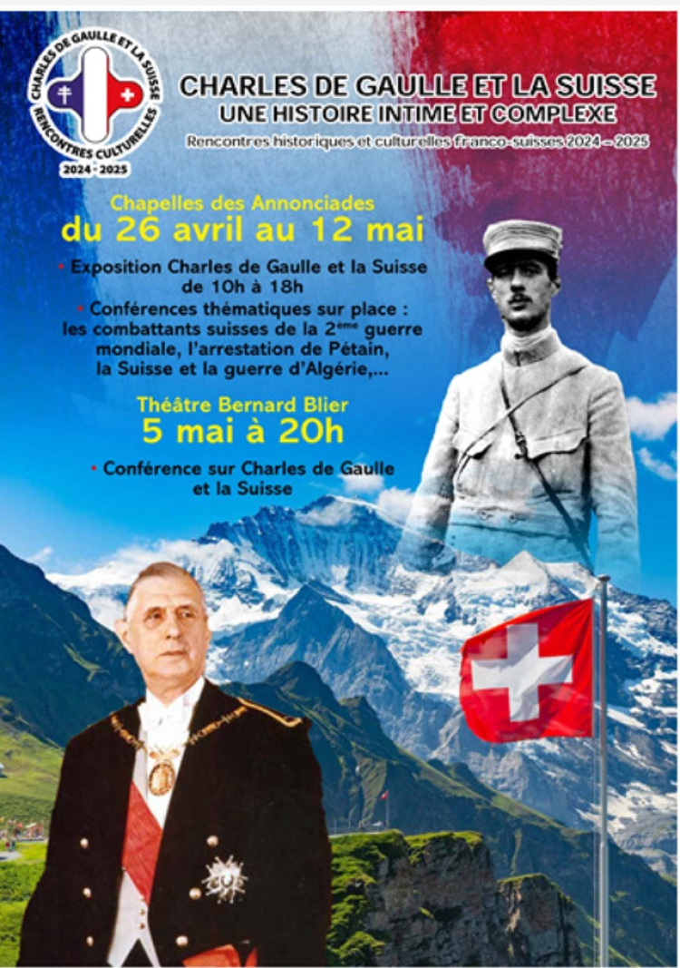 Pontarlier / Charles de Gaulle et la Suisse : une histoire méconnue mise à l’honneur