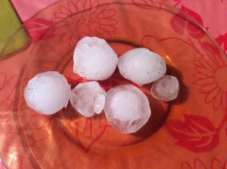 Météo : Violentes averses de grêle dans le Nord Franche-Comté