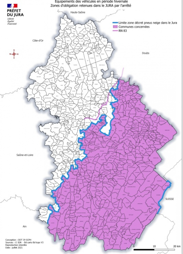 Massifs montagneux : Pensez à vos équipements d’hiver !