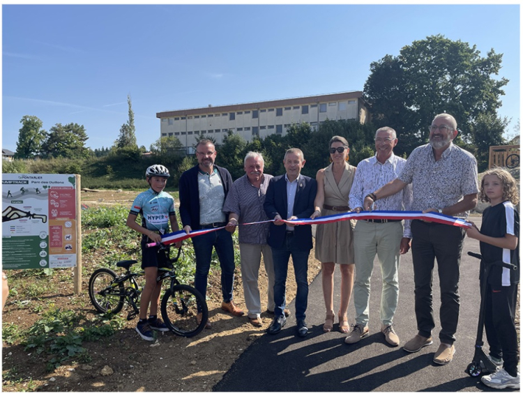 Pontarlier : inauguration de la Pumptrack et du Ludi’Park VTT au parc des Ouillons