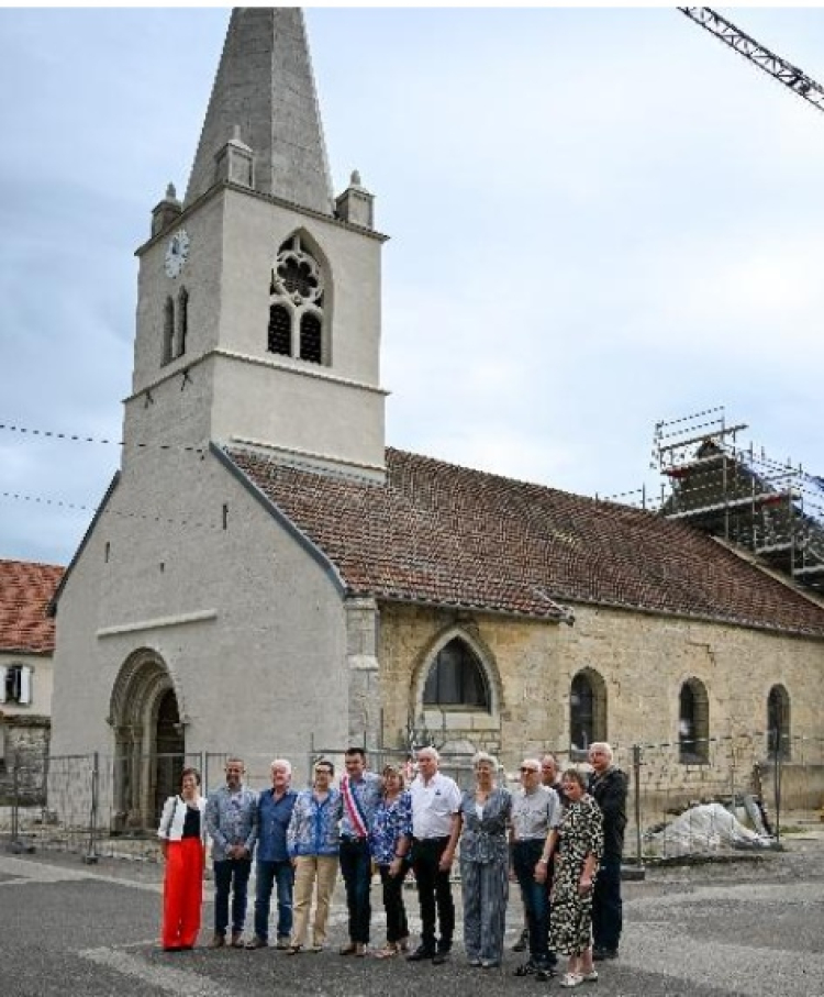 Fertans : la r&eacute;novation de l&rsquo;&eacute;glise est en cours