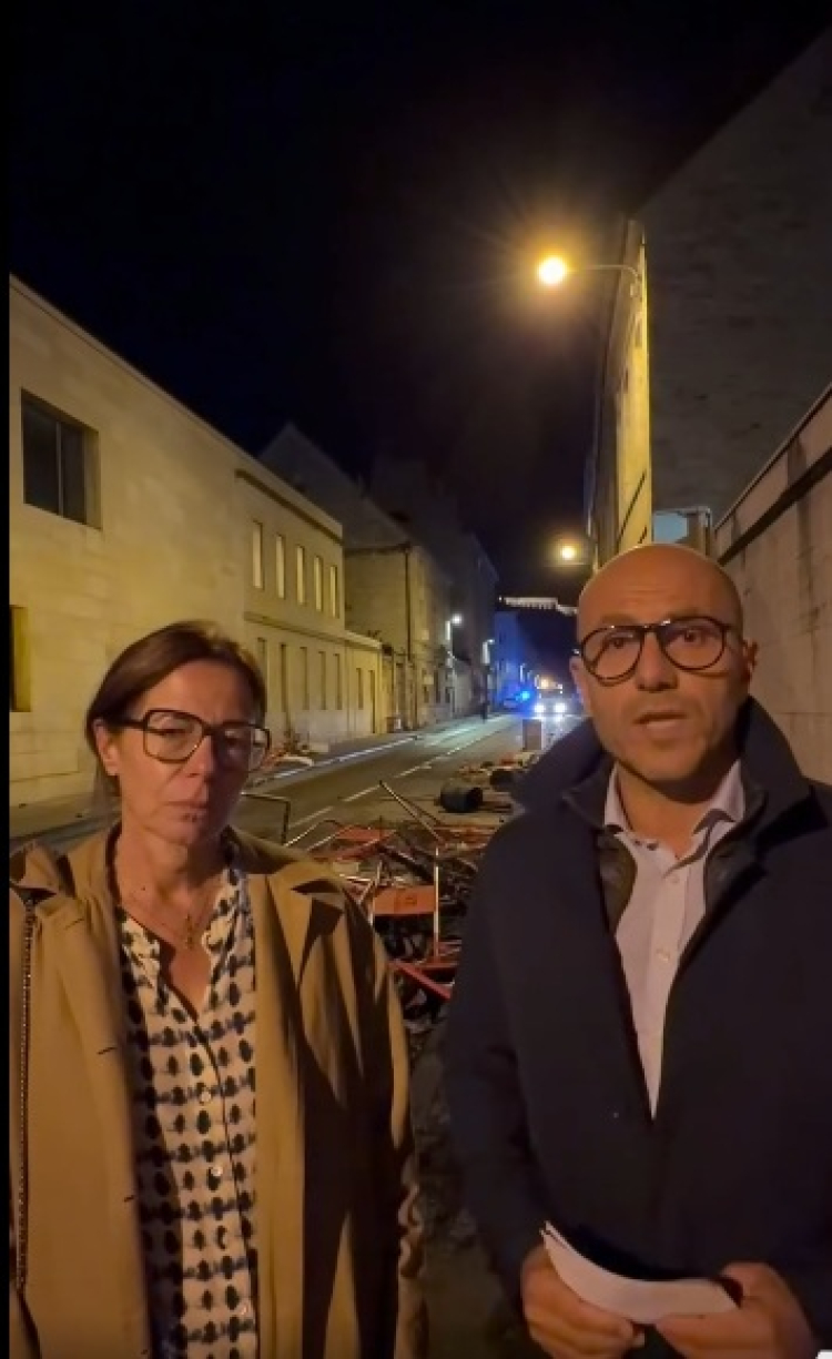 Besan&ccedil;on : Ludovic Fagaut attribue les d&eacute;gradations &agrave; &laquo; l&rsquo;ultragauche &raquo;