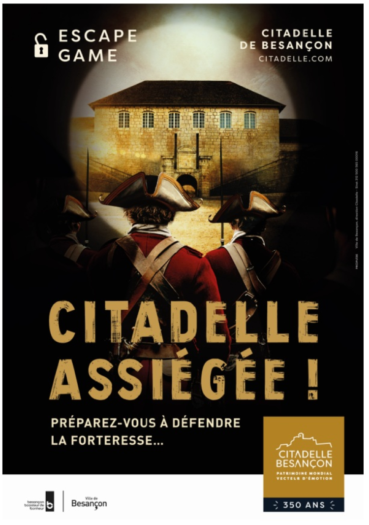 Citadelle de Besan&ccedil;on : la billetterie de l&rsquo;escape game rouvre pour une deuxi&egrave;me saison