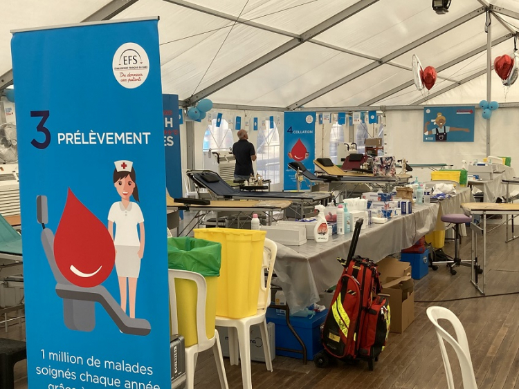 Don du sang : Collecte évenementielle au centre-ville de Besançon