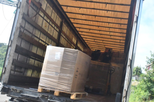 Morteau / Besançon : départ du premier camion en direction d&#039;Ukraine