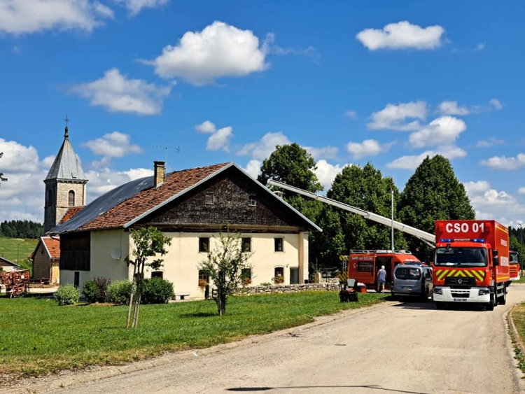 Violent orage : le message de prudence des sapeurs-pompiers du Doubs