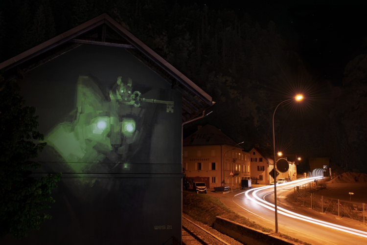 Suisse voisine : une fresque sur l’alliance transfrontalière qui ne passe pas inaperçue