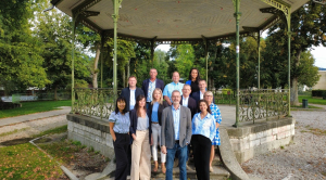 Bertrand Guinchard et les membres de son exécutif