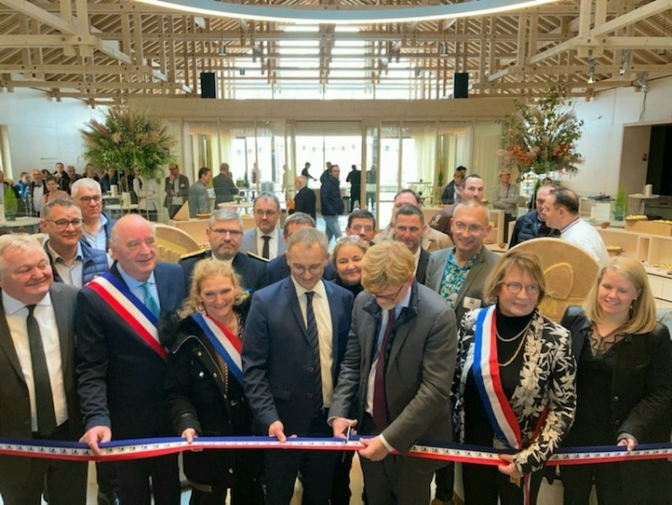 Poligny : Marc Fesneau inaugure la maison du comté