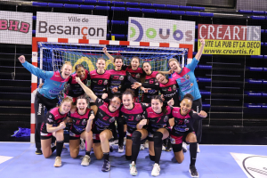Dernier match de la saison et bilan parfait pour Palente Besançon Handball
