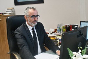 Philippe Rouillier, proviseur du Lycée Toussaint Louverture