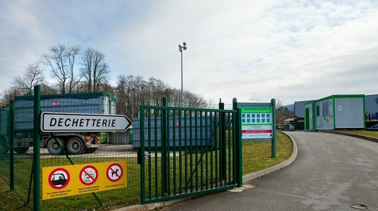 Sybert ; réouverture de la déchetterie de Devecey (25)