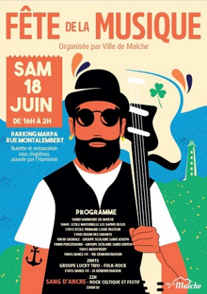 Maîche fête la musique le 18 juin