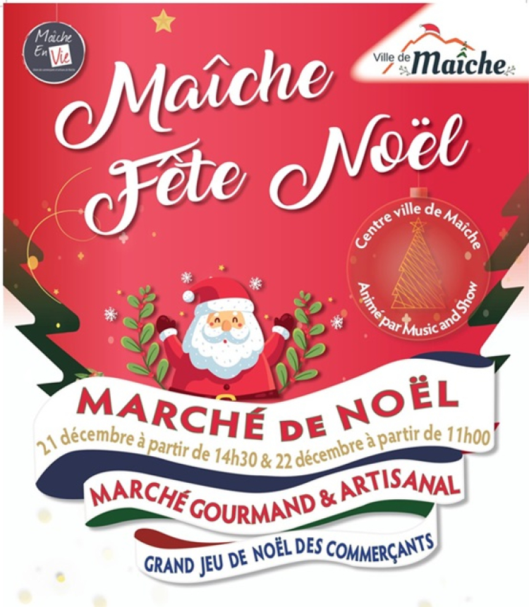 Maiche vous donne rendez-vous pour son Marché de Noël