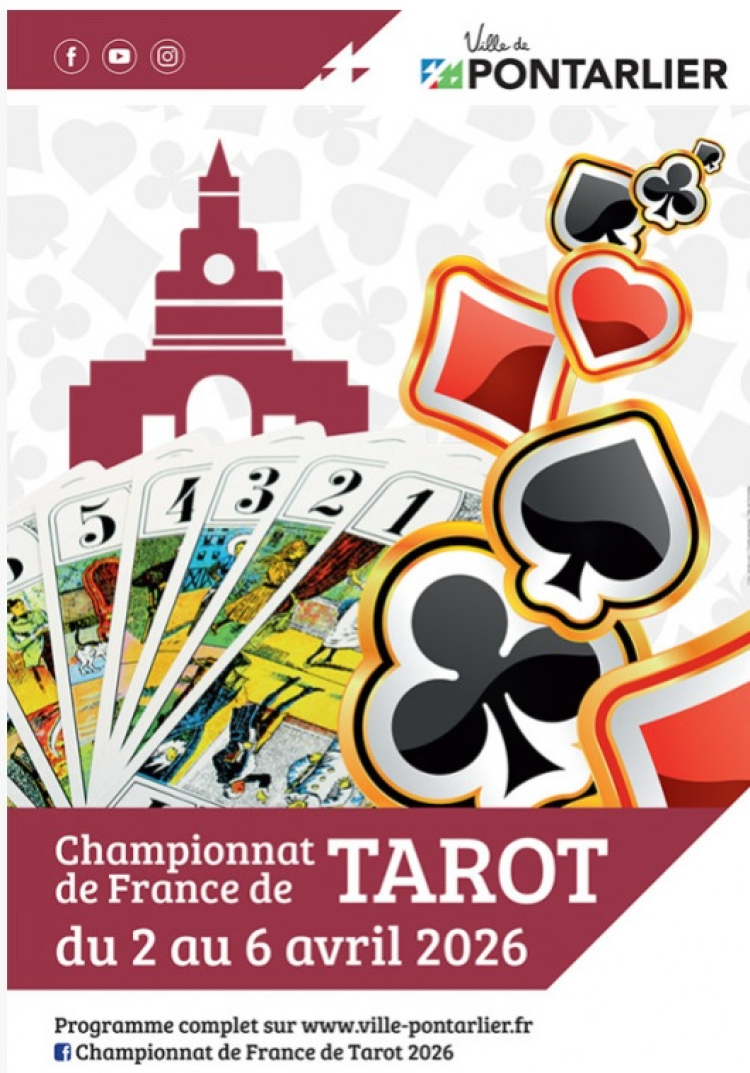 Championnat de France de Tarot : 33ᵉ &eacute;dition &agrave; Pontarlier
