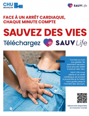 Besançon : une application pour sauver des vies
