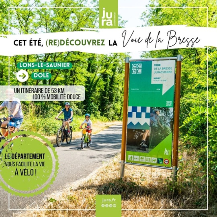Jura : la Voie de la Bresse jurassienne entre dans sa derni&egrave;re ligne droite
