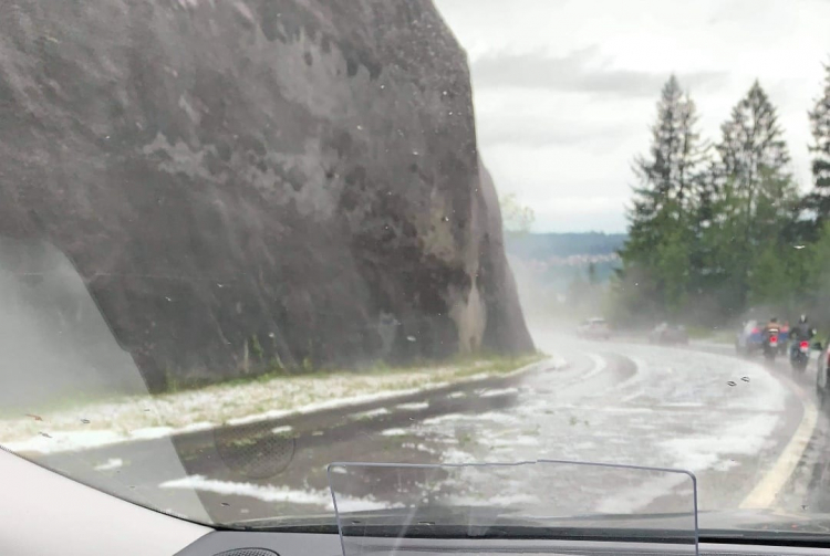 Météo : Violent orage de grêle dans le Haut-Doubs