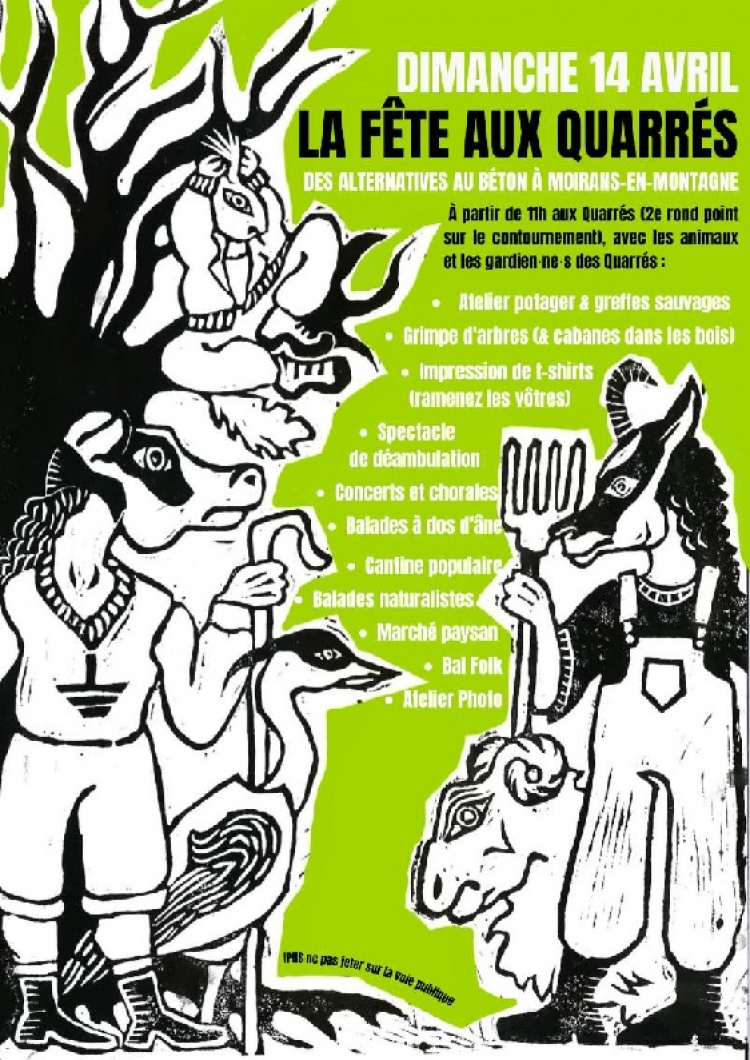 Moirans-en-Montagne : mobilisation des soulèvements de la terre