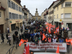 Pontarlier : l’intersyndicale continuera de dénoncer une réforme « injuste et injustifiée »